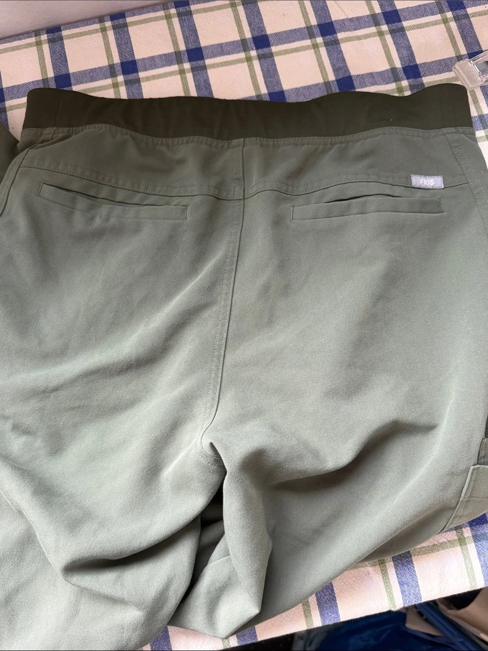 Figs Technical Collection Scrub Pants T2001 Moss Green Size L